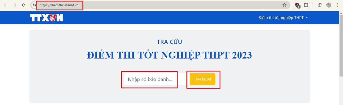 Tra cứu điểm thi tốt nghiệp THPT trên các trang điện tử